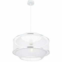 Lampes Vintages & Rétros-Luminaires Globo Lighting Suspension Globo VIGATTO Blanc, 1 lumière