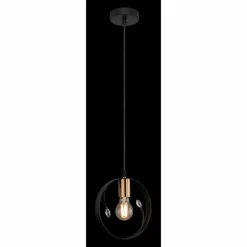 Luminaires Globo Lighting Suspension Globo VIGO Noir, 1 lumière* Suspensions