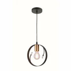 Luminaires Globo Lighting Suspension Globo VIGO Noir, 1 lumière* Suspensions