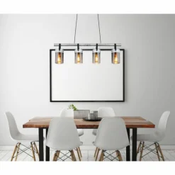 Luminaires Globo Lighting Suspension Globo VITUS, 4 lumières