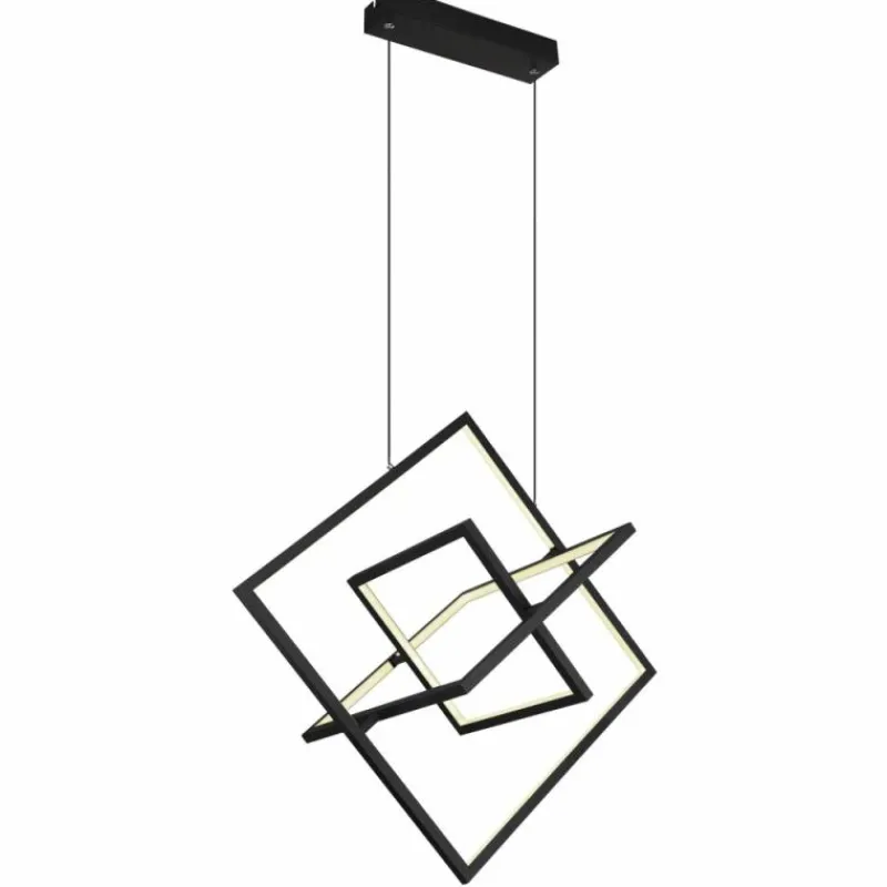 Luminaires Globo Lighting Suspension Globo WOLFHARD LED Noir, Blanc, 1 lumière, Télécommandes* Éclairage Led