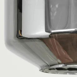 Suspension Verre Fumé-hofstein Suspension Gondim Noir, 4 lumières