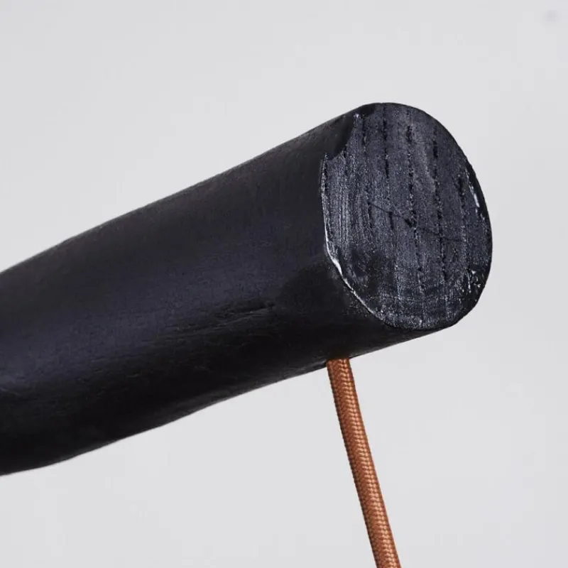 Luminaires Scandinaves-hofstein Suspension Gondo Noir, 4 lumières