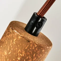 Luminaires Rustiques-hofstein Suspension Gondo Rouille, 3 lumières