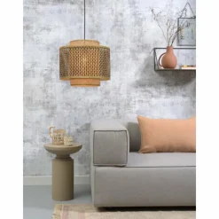 Style Boho-Chic-Good & Mojo Suspension BHUTAN Noir, 1 lumière