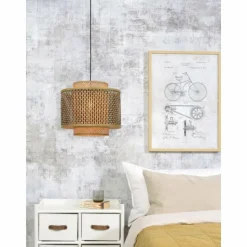 Style Boho-Chic-Good & Mojo Suspension BHUTAN Noir, 1 lumière