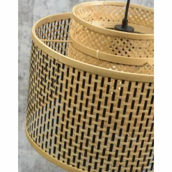 Style Boho-Chic-Good & Mojo Suspension BHUTAN Noir, 1 lumière