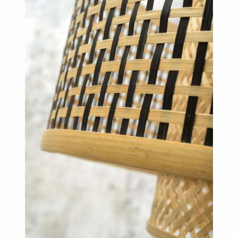 Style Boho-Chic-Good & Mojo Suspension BHUTAN Noir, 1 lumière