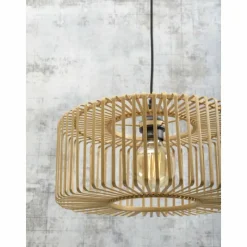 Style Boho-Chic-Good & Mojo Suspension BROMO Écru, 1 lumière