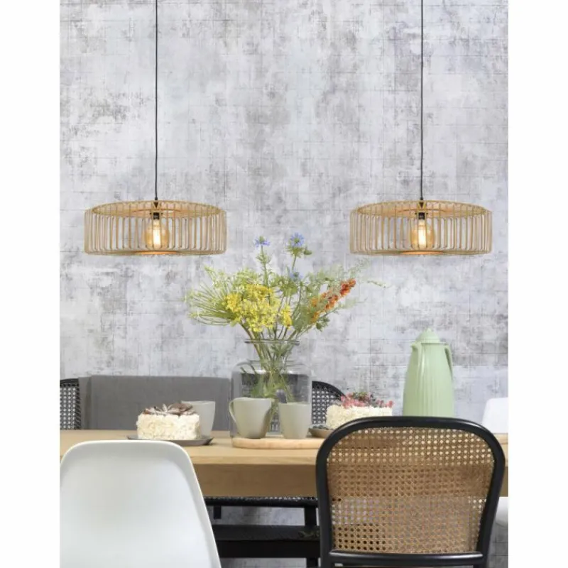 Style Boho-Chic-Good & Mojo Suspension BROMO Noir, 1 lumière