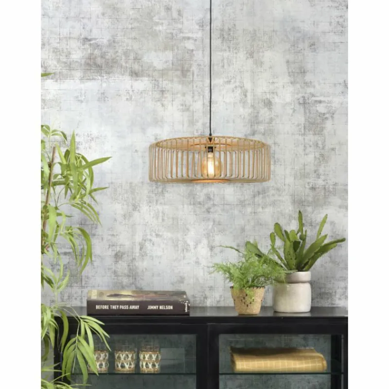 Style Boho-Chic-Good & Mojo Suspension BROMO Noir, 1 lumière