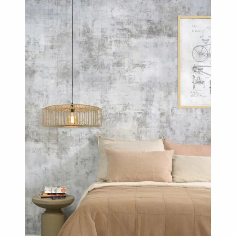 Style Boho-Chic-Good & Mojo Suspension BROMO Noir, 1 lumière