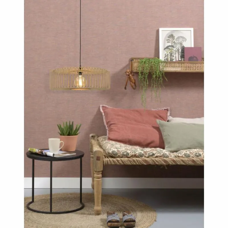 Style Boho-Chic-Good & Mojo Suspension BROMO Noir, 1 lumière