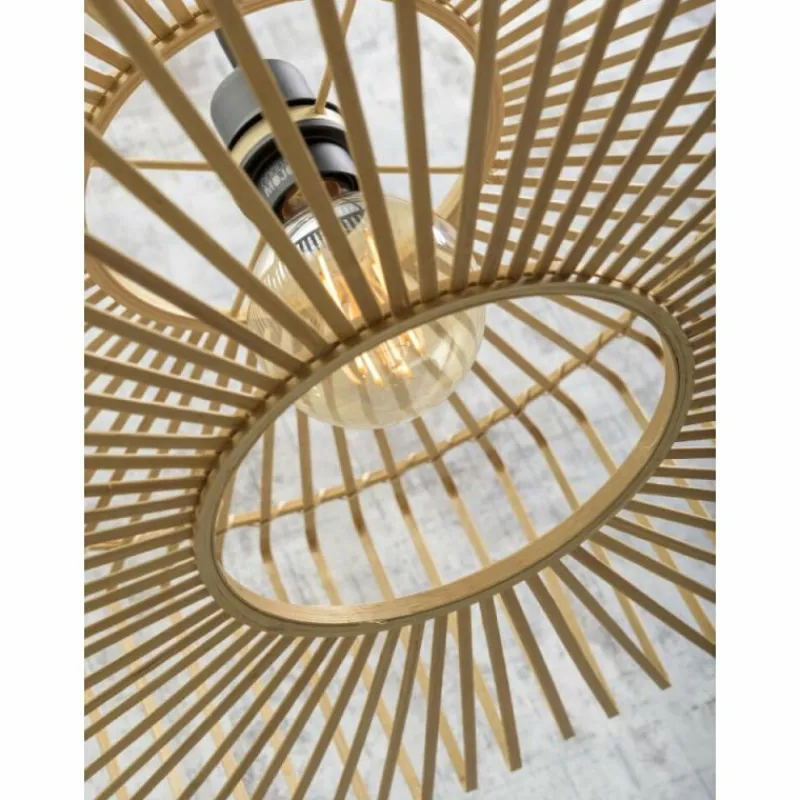 Style Boho-Chic-Good & Mojo Suspension BROMO Noir, 1 lumière