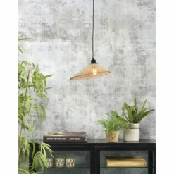 Style Boho-Chic-Good & Mojo Suspension BROMO Noir, 1 lumière