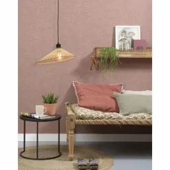 Style Boho-Chic-Good & Mojo Suspension BROMO Noir, 1 lumière