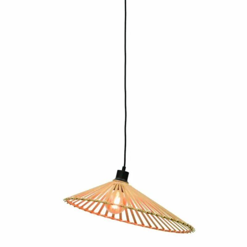 Style Boho-Chic-Good & Mojo Suspension BROMO Noir, 1 lumière