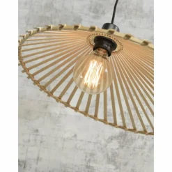 Style Boho-Chic-Good & Mojo Suspension BROMO Noir, 1 lumière