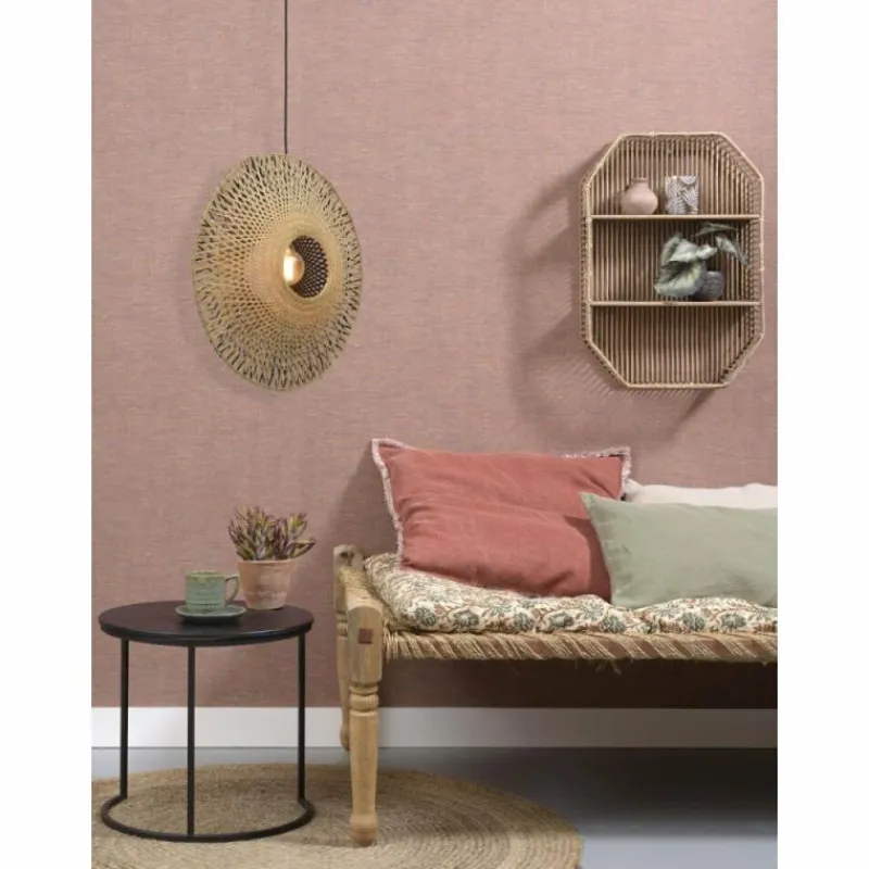 Style Boho-Chic-Good & Mojo Suspension Kalimantan Noir, 1 lumière