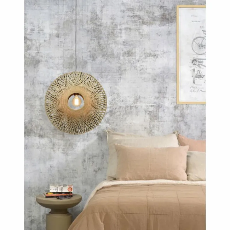 Style Boho-Chic-Good & Mojo Suspension Kalimantan Noir, 1 lumière