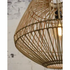 Style Boho-Chic-Good & Mojo Suspension MADAGASCAR Noir, 1 lumière