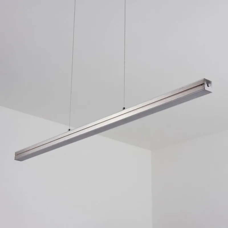 hofstein Suspension Goun LED Nickel mat, 2 lumières
