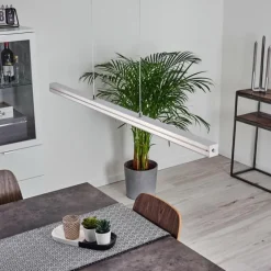 hofstein Suspension Goun LED Nickel mat, 2 lumières