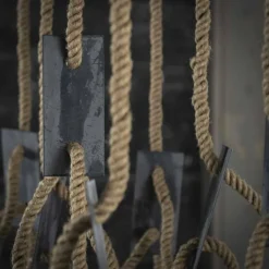 Lampes Industrielles-hofstein Suspension GRAAUW Brun, Gris, 7 lumières