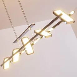 hofstein Suspension Gravendal LED Chrome, 5 lumières