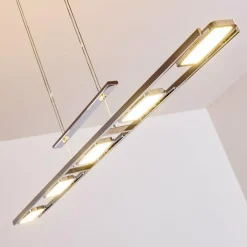 hofstein Suspension Gravendal LED Chrome, 5 lumières