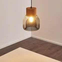 hofstein Suspension Grongroft Brun, Noir, 1 lumière