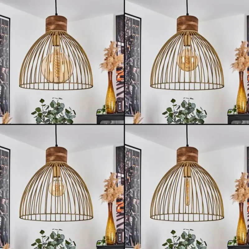 Luminaires Scandinaves-hofstein Suspension Grunnfjord Laiton, 1 lumière
