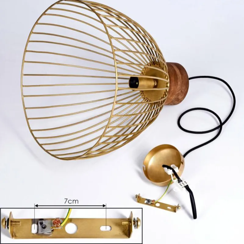 Luminaires Scandinaves-hofstein Suspension Grunnfjord Laiton, 1 lumière