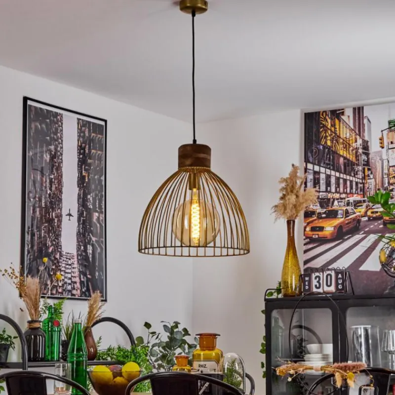 Luminaires Scandinaves-hofstein Suspension Grunnfjord Laiton, 1 lumière