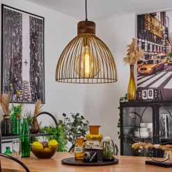 Luminaires Scandinaves-hofstein Suspension Grunnfjord Laiton, 1 lumière