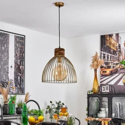 Luminaires Scandinaves-hofstein Suspension Grunnfjord Laiton, 1 lumière