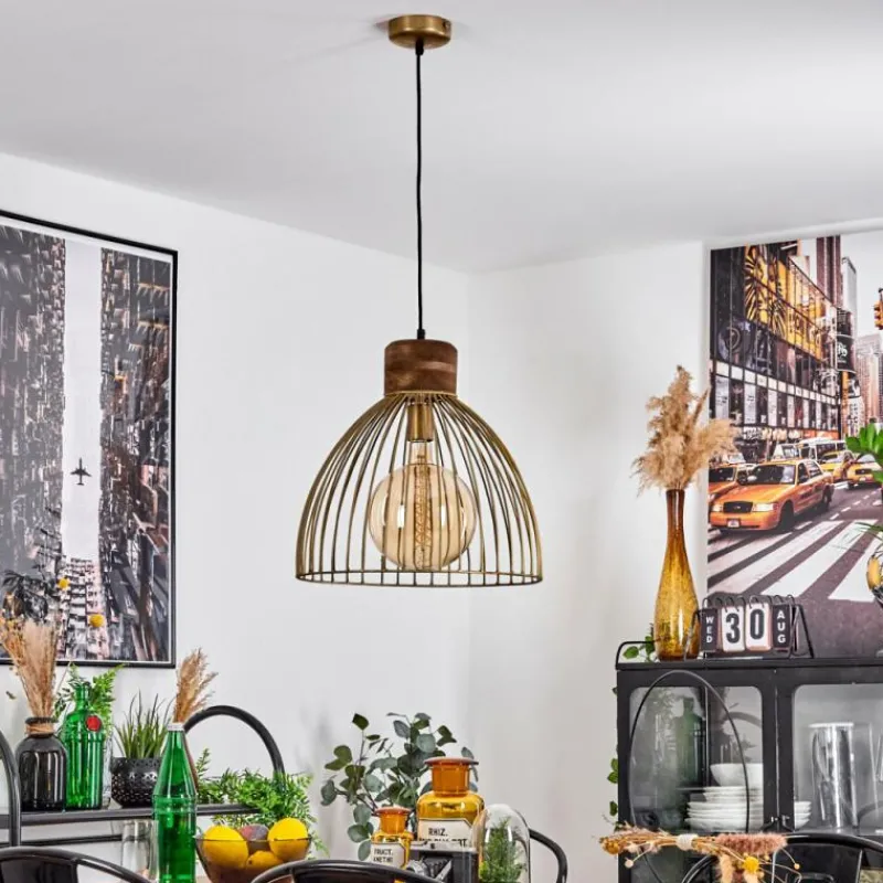 Luminaires Scandinaves-hofstein Suspension Grunnfjord Laiton, 1 lumière