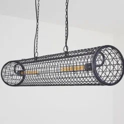 hofstein Suspension Gullvik Argent Oxydé, 2 lumières