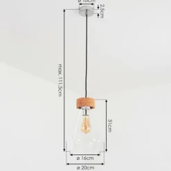 hofstein Suspension Gunnarn Chrome, 1 lumière
