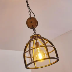 Lampes Industrielles-hofstein Suspension Haervej Noir, 1 lumière