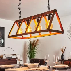 Luminaires Scandinaves-hofstein Suspension Haervej Noir, 4 lumières