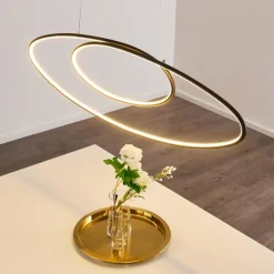 hofstein Suspension Harpeth LED Noir, 1 lumière