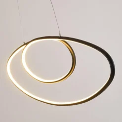 hofstein Suspension Harpeth LED Noir, 1 lumière