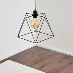 Lampes Industrielles-hofstein Suspension Havel Noir, 1 lumière