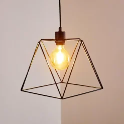 Lampes Industrielles-hofstein Suspension Havel Noir, 1 lumière