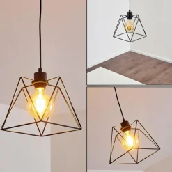 Lampes Industrielles-hofstein Suspension Havel Noir, 1 lumière