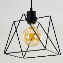 Lampes Industrielles-hofstein Suspension Havel Noir, 1 lumière
