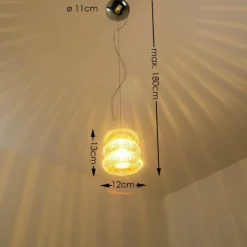 hofstein Suspension Hearst Chrome, 1 lumière* Suspensions