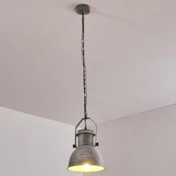 Lampes Industrielles-hofstein Suspension Hedemora Gris, 1 lumière