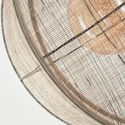 Lampes En Tissu-hofstein Suspension Helida Noir, 1 lumière